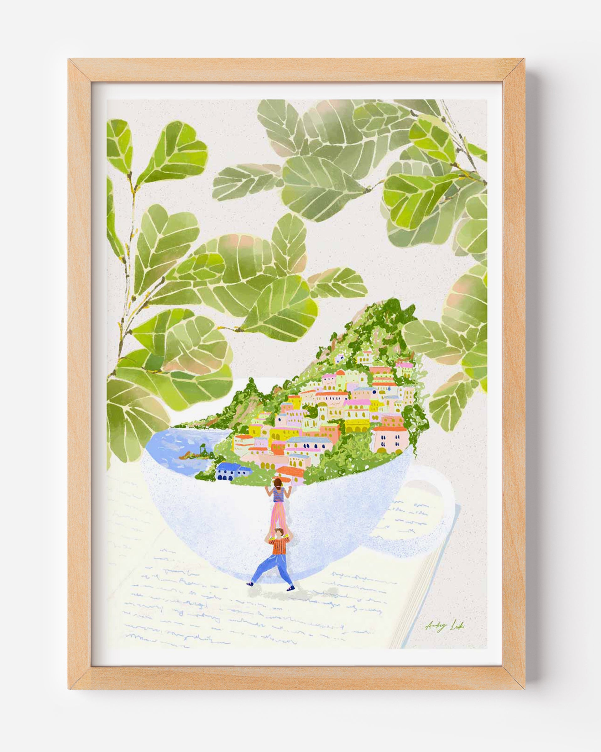 Unveiling Wonders | Whimsical People & Floral Art Prints – Audrey
