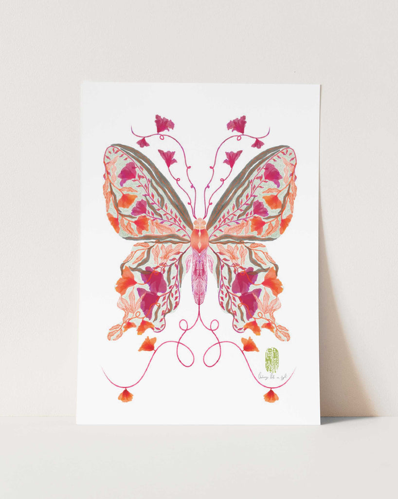 A Butterfly's Symmetry - StohneIllustration