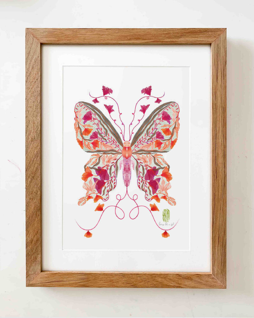 A Butterfly's Symmetry - StohneIllustration