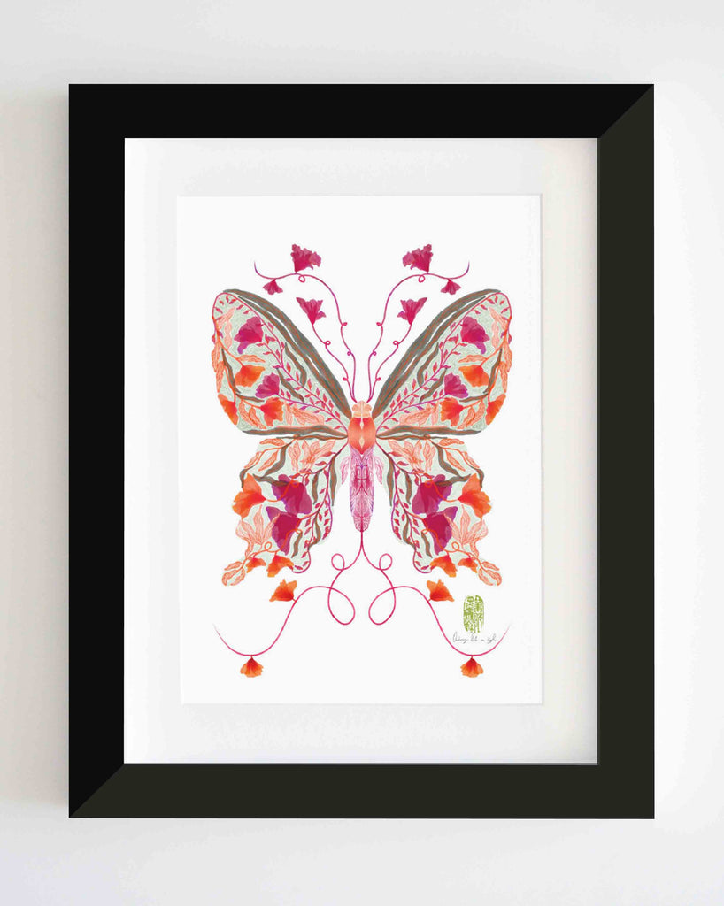 A Butterfly's Symmetry - StohneIllustration