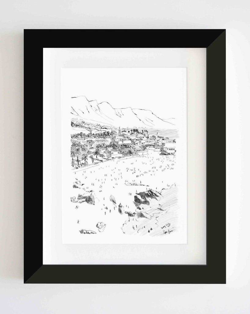 Clifton 4th Beach, Cape Town, South Africa - StohneIllustration