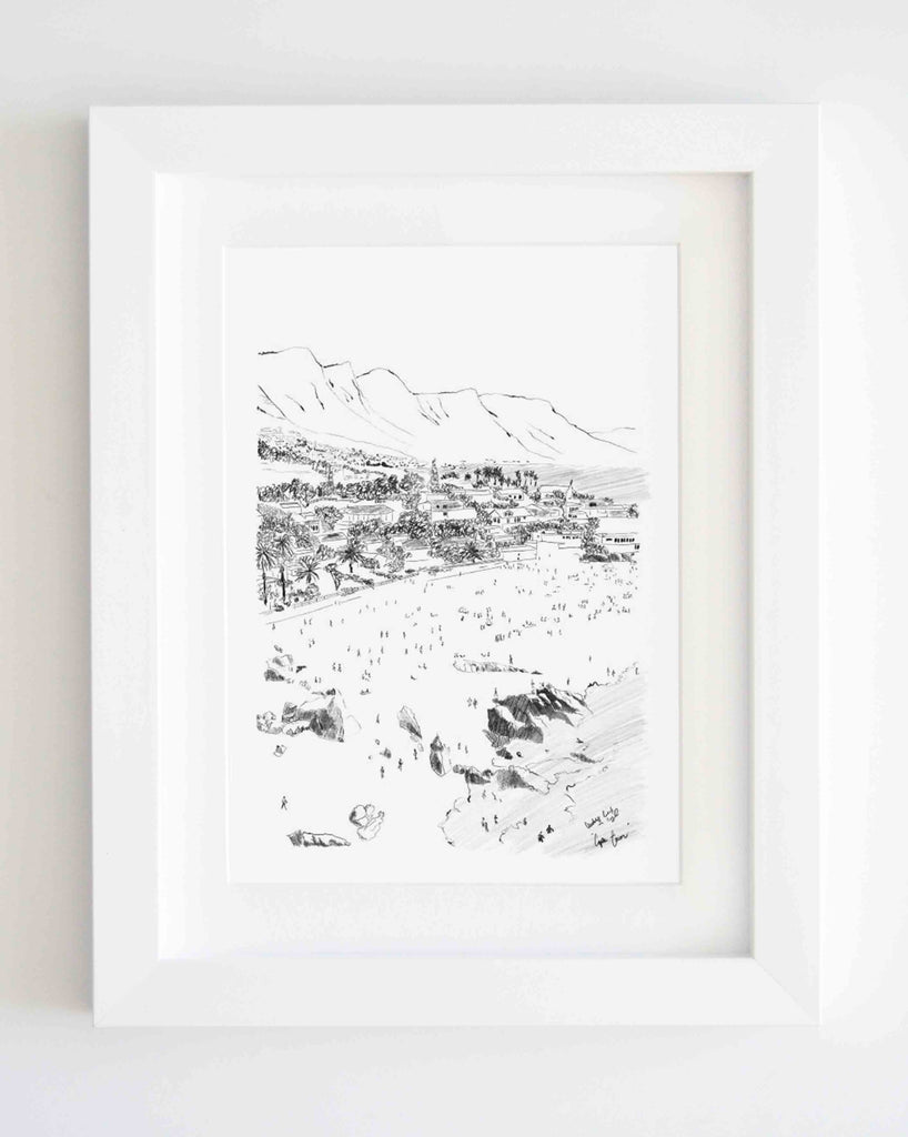 Clifton 4th Beach, Cape Town, South Africa - StohneIllustration