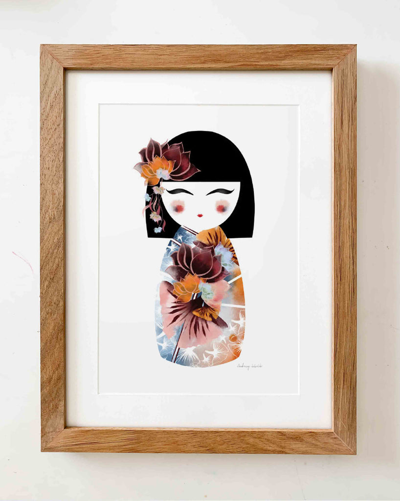 Kimmi Doll, Lotus Flower - StohneIllustration