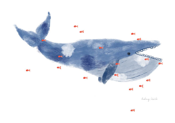Sea Creatures Have Friends, The Whale - StohneIllustration